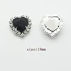 LKERAN Factory Outlet 18*16mm Acrylic Heart-shaped Rhinestone Button Flatback Can Mix Colors For 10PCS/lot ► Photo 2/4