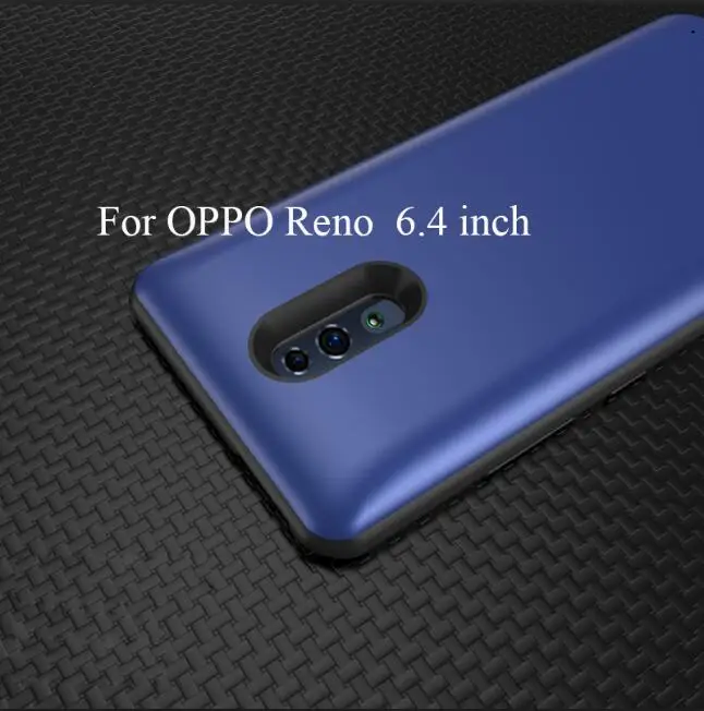 6500 мАч Внешний Мобильный блок питания для OPPO Reno/OPPO Reno Z чехол для зарядки аккумулятора беспроводной портативный для OPPO Reno 10x zoom - Цвет: Blue For Reno