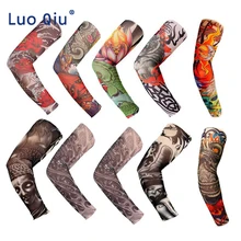 1 шт., рукав для рук, защита от солнца, дышащая татуировка, манжета, быстросохнущая, для бега, велоспорта, гетры для рук, велосипеда, гольфа, спорта, нарукавники