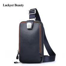 Amazing Multi-Purpose Men’S Bag! Male Clutch Sling Bag Chest Shoulder Crossbody Bags Mens Wallets Zipper Design Card Holder 176
