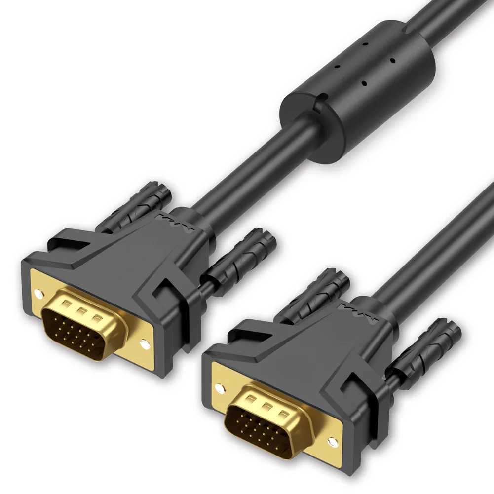 

15 Pin Male to Male VGA Extension Cable Video Cable for Computer Projector Monitor HDTV Screen Drop Shipping