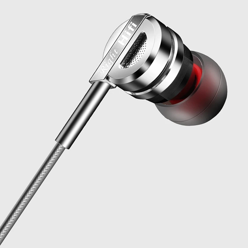 Новые металлические наушники стереонаушники DJ с басами для iphone Samsung Xiaomi Mobile MP3 Hi Fi
