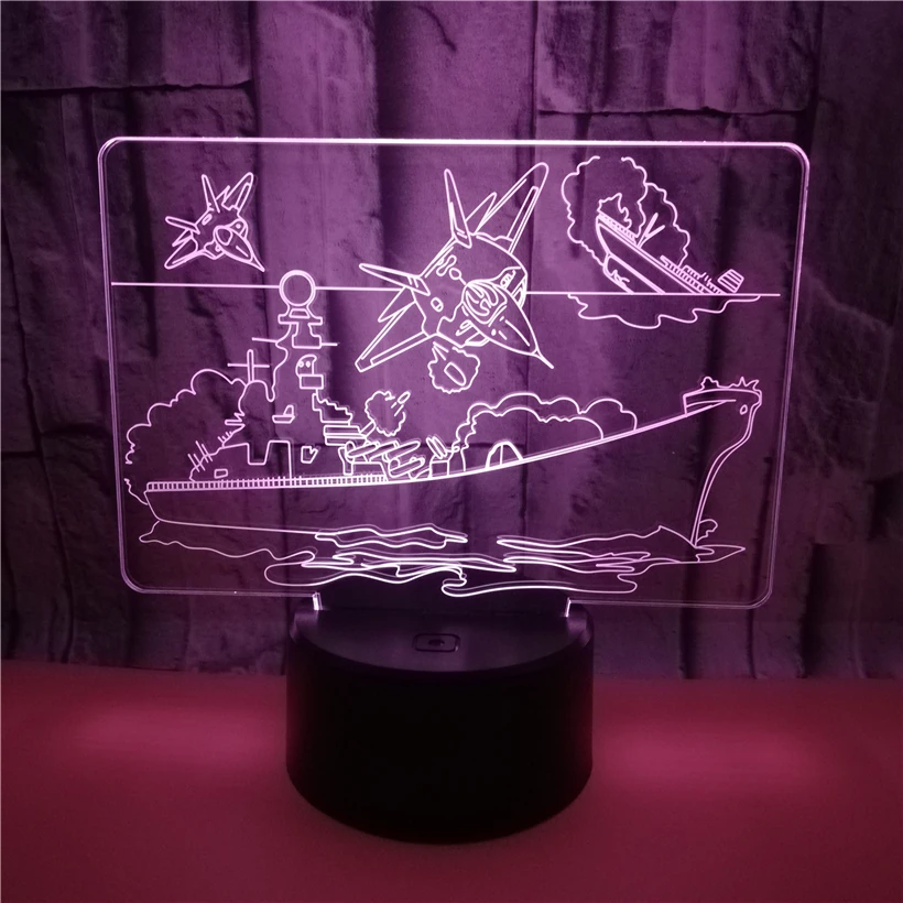 boat 3D night light (6)