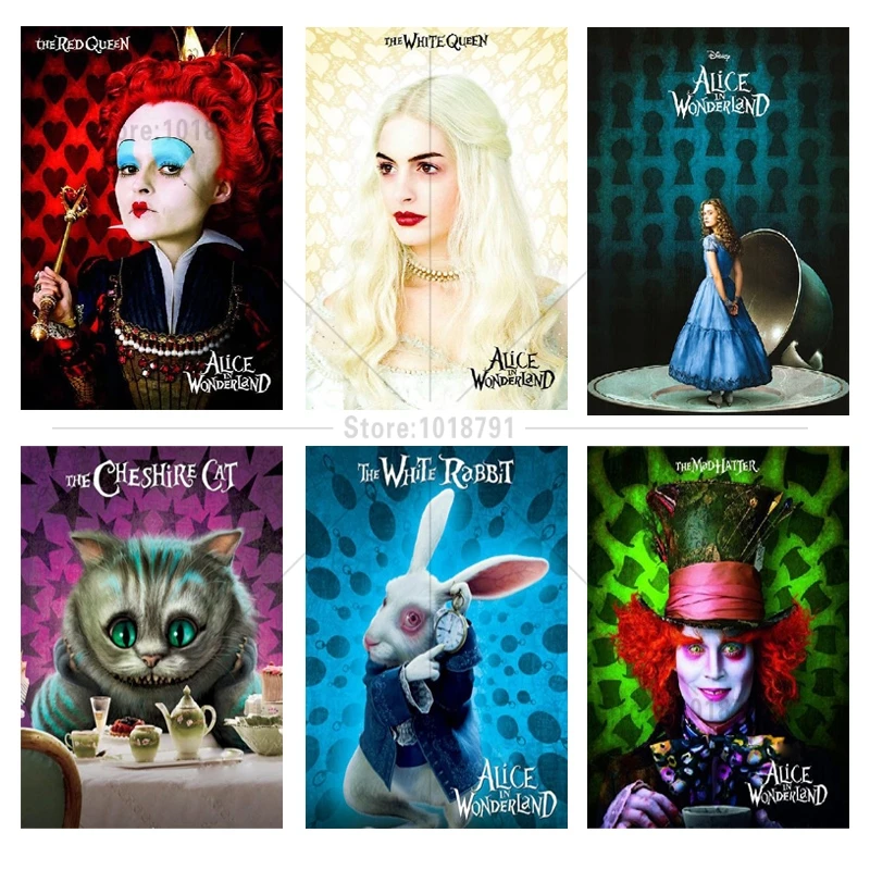 

5d diy diamond painting Cartoon Alice Cross Stitch Rhinestone mosaic decorative Diamond embroidery Home Decoration