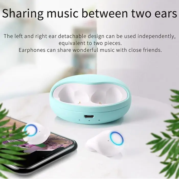 Модные TWS беспроводные Bluetooth наушники стерео мини спортивные наушники с микрофоном для IOS Android Phone NK-Shopping