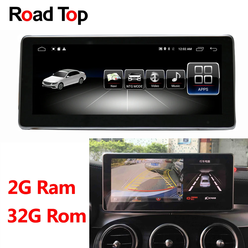 Clearance 10.25" Android 8 Display for Mercedes Benz GLC Class W205 2015-2018 Car Radio Monitor GPS Navigation Bluetooth Multimedia Screen 0