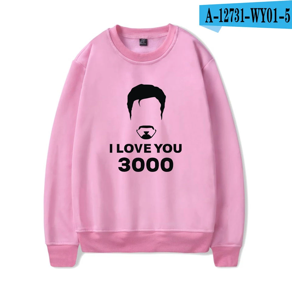 Frdun Tommy I Love You 3000 печати улица основные круглый воротник популярные модные повседневная одежда Кофты для женщин кофты XXS-4XL - Цвет: pink