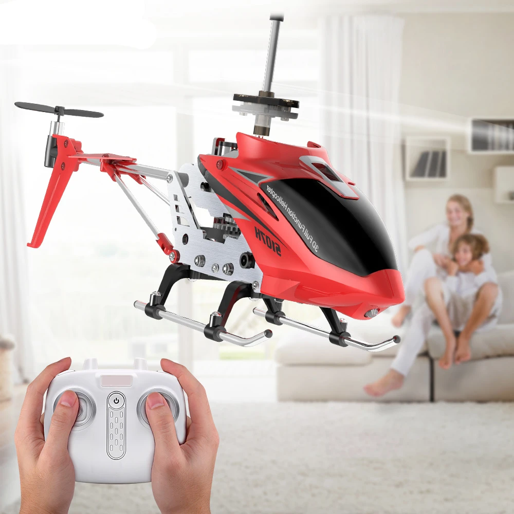 Радиоуправляемый вертолет S107H S107-H с Функция зависания 3.5CH радиоуправляемые вертолеты летающие Подарочные игрушки для мальчиков