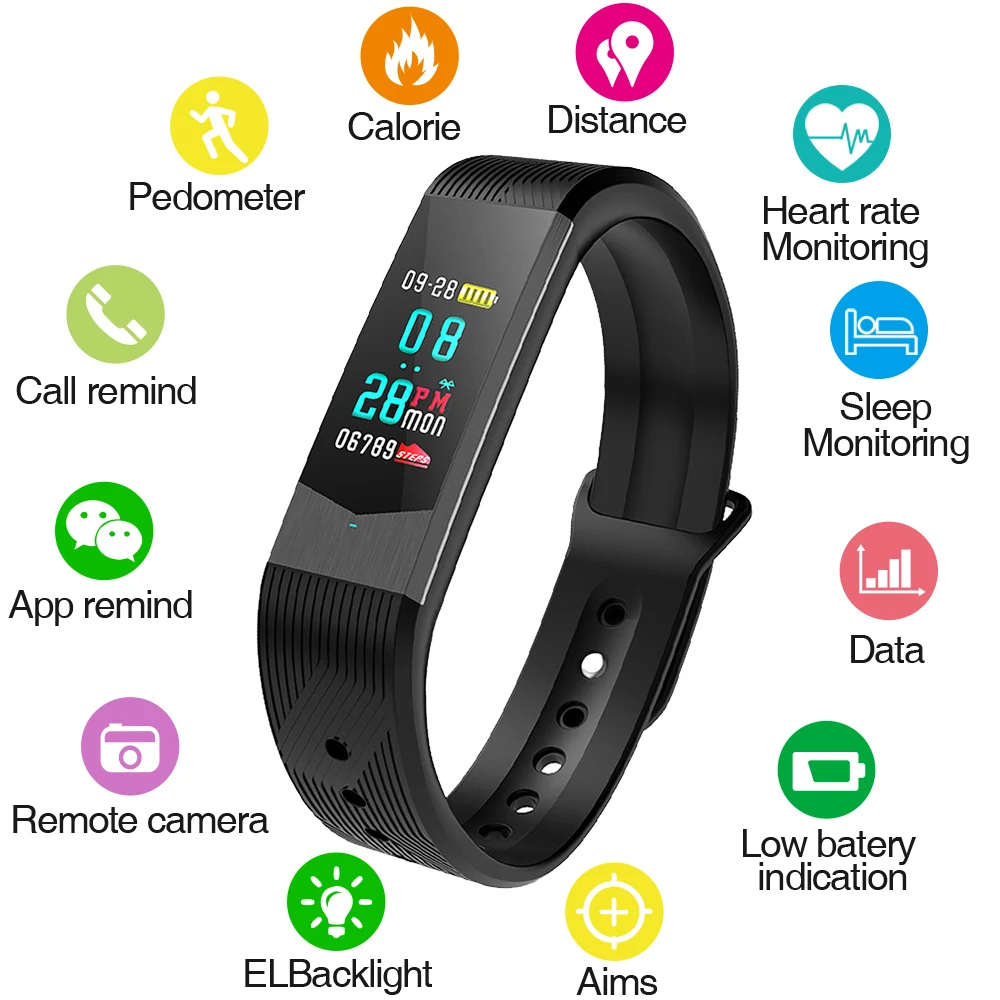 SKMEI Fitness Women Smart Watch Men Bluetooth Heart Rate Blood Pressure Pedometer Clock LED Sport Watch For Android IOS B30 SKMEI Fitness Women Smart Watch Men Bluetooth Heart Rate Blood Pressure Pedometer Clock LED Sport Watch For Android IOS B30