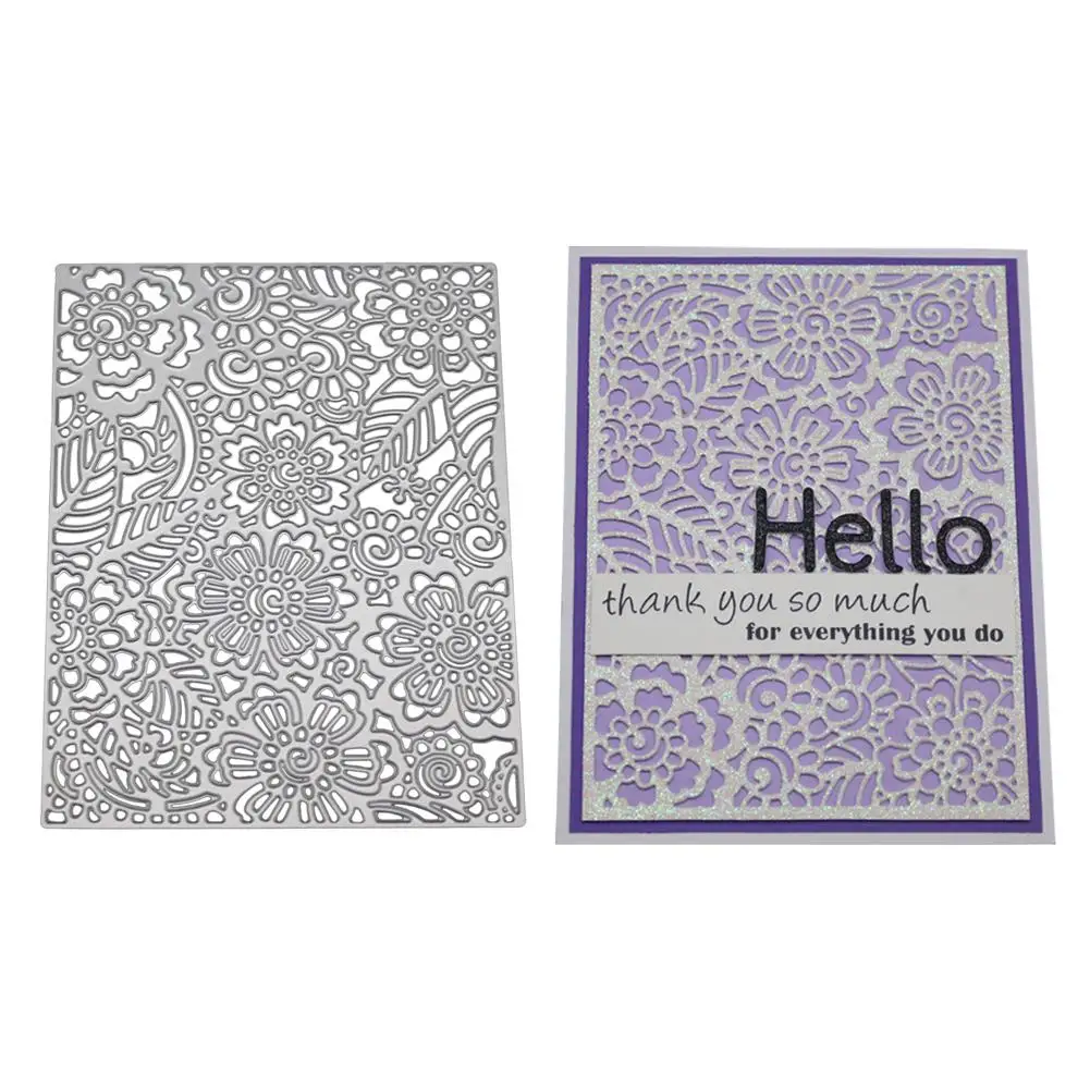 

2019 Metal Carbon Steel Cutting Dies Hollow Card Making Stamp Cut Die for DIY Scrapbook Background/Invitation Lace/Greeting Card