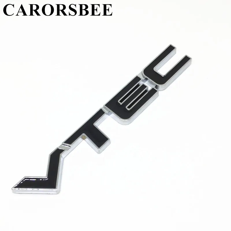 

CARORSBEE 3D Metal Zinc alloy Black VTEC Logo Emblem Badge Car sticker Auto Body Motor Rear Trunk Displacement Decals stickers