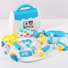 15 шт мультфильм детский мини игрушка «Доктор» комплекты Пластик мини притворяться Дети моделирование игра в медсестру Медицинские Комплект Медицина сборная кукла