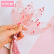 1 шт. Русалка Подвеска Закладка розовый кролик Закладка для книг/поделиться/Книга маркеры/Закладка для книг/канцелярские товары