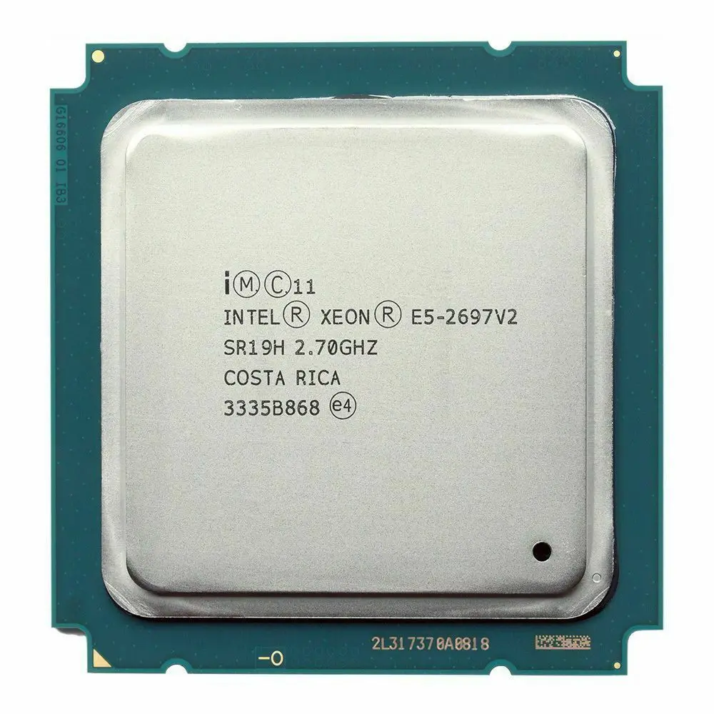 Intel Xeon E5 2697 V2 Processor 2.7GHz 30M Cache LGA 2011 SR19H E5-2697 V2 server CPU best processor