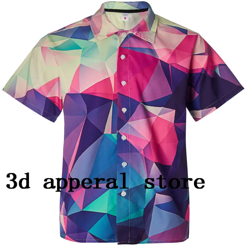 2019 рубашка для мужчин короткий рукав Гавайская летняя повседневное хлопок разноцветные футболки отпуск плюс размеры цветочный рубашк
