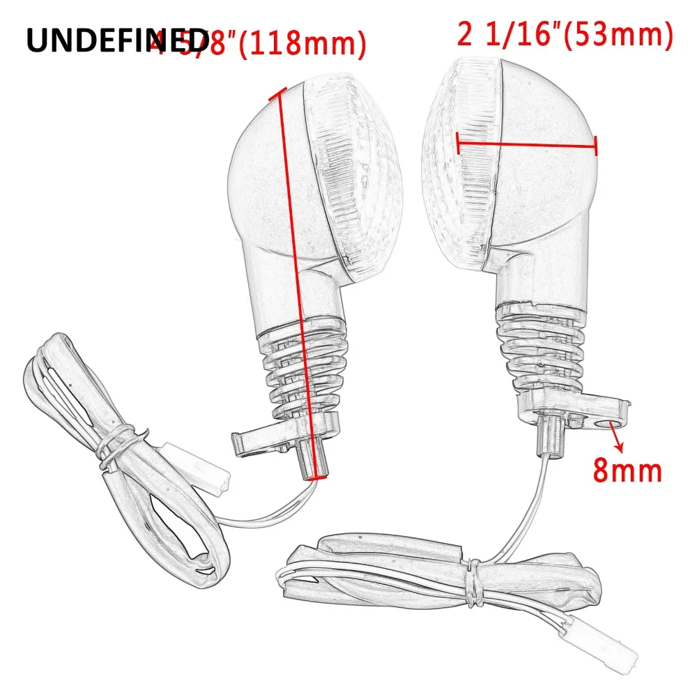 Неопределенные новые мотоциклетные янтарные пластиковые поворотники светильник ясный подходит для KAWASAKI 2008 2009 2010 2011 2012 Ninja 250R EX250