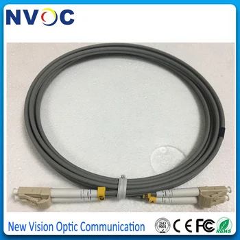 

12Pcs/lot,LC/UPC-LC/UPC Multimode Duplex 3mm Armoured Patchcord,LC UPC,MM(62.5/125),DX,3.0mm,1M,PVC,Armored Fiber Jumper Cable