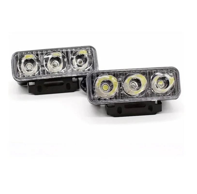 

For New car daytime running light 3LED daytime running lights high power car lights