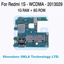 1 шт. для Xiaomi Redmi mi Hong mi 1 S 2013029 WCDMA 1 ГБ ОЗУ 8 Гб ПЗУ материнская плата логическая плата замена используется