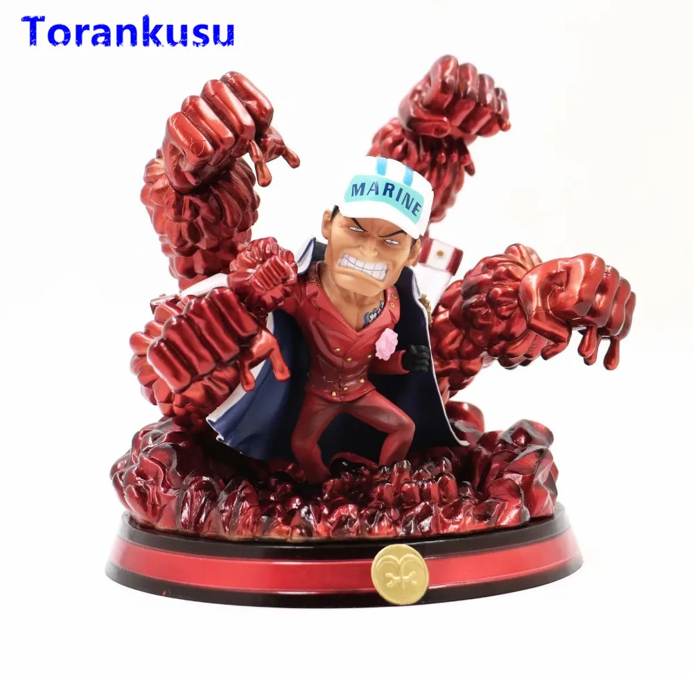 

One Piece Sakazuki Action Figures Figurine PVC With Magma Fist Effect Collectible Hot Toys Model Doll Anime One Piece Figura XP