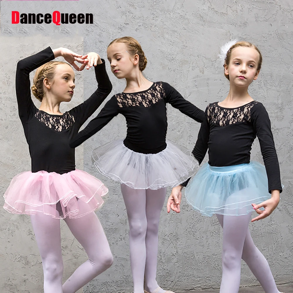 Fashionable Ballet Dance Dresses For Girls 6 Color Cotton Plus Size