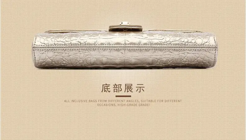 Luofeihua дизайн персонализированные кожаный клатч вечерняя посылка, крокодиловый узор, модная сумка через плечо