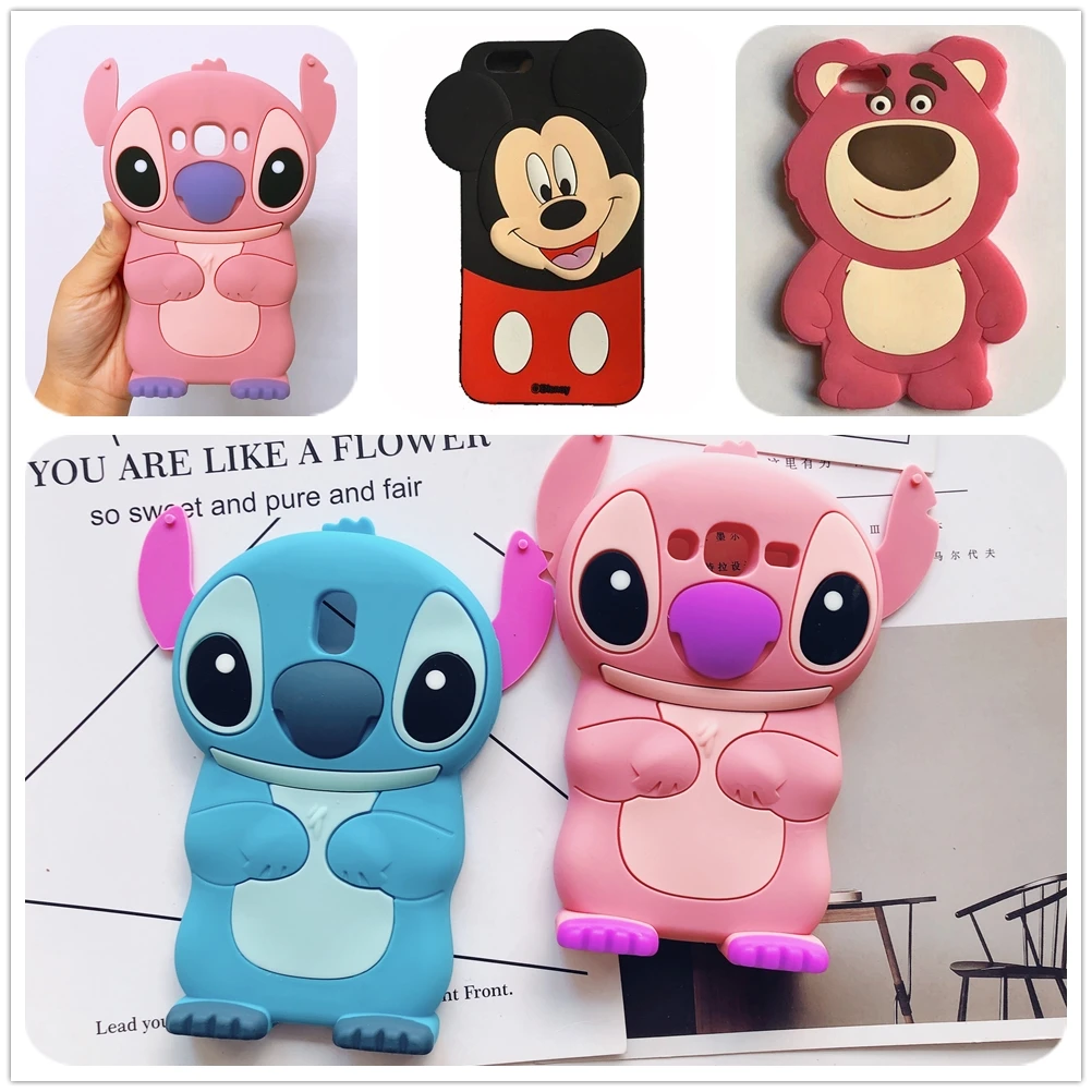 Silicone Cases For iPhone 6 6s with 3D Cute Animal Cartoon Unicorn Horse case for iphone xs xr xr max