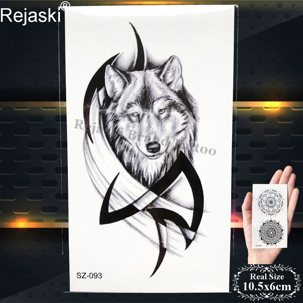 Красочная цветочная временная татуировка Rejaski женские наклейки на руку