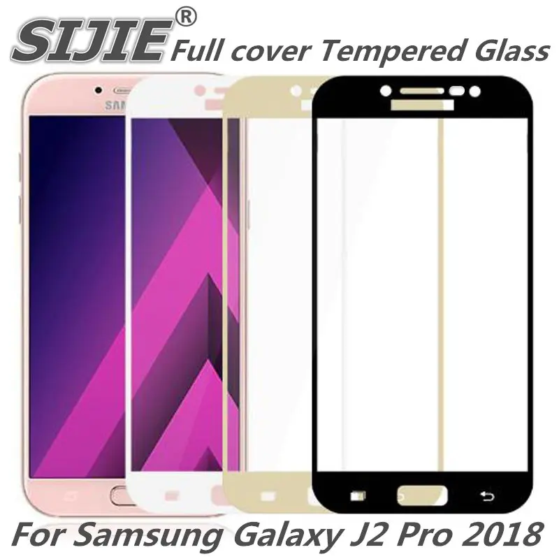 Полное покрытие закаленное Стекло для samsung Galaxy J2 Pro 2018 Grand Prime J2PRO Экран защитный