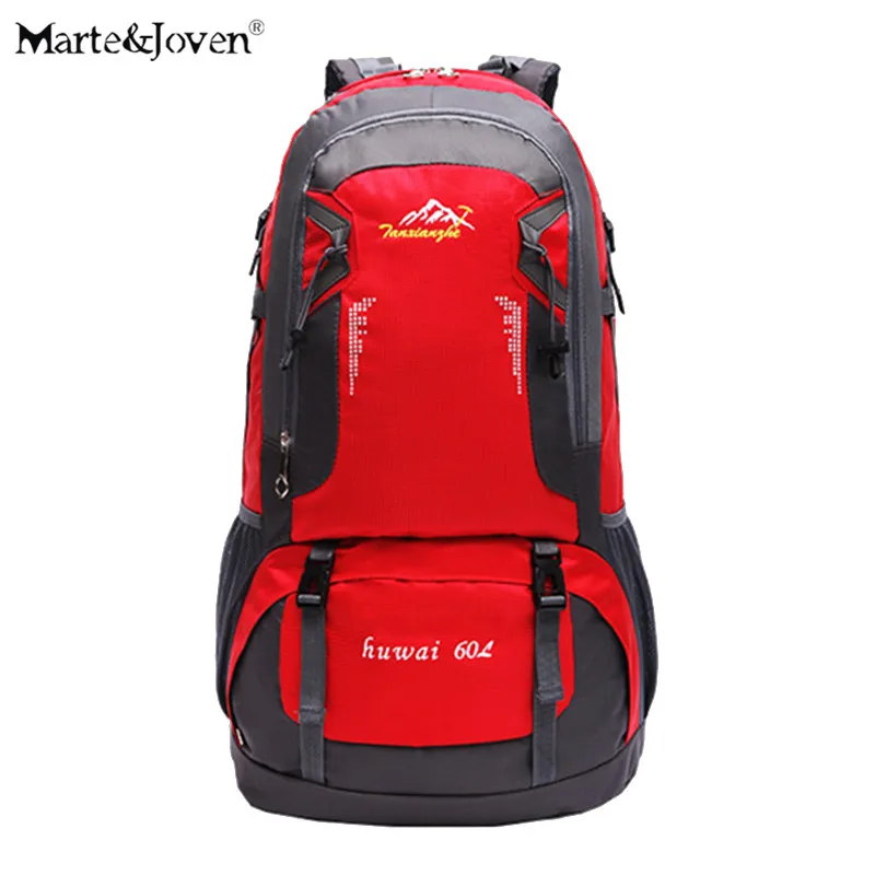 

60 Liter High Capacity Unisex Waterproof Trekking Backpacks Brand Designer High Quality Women Men Oxford Traveling Rucksacks