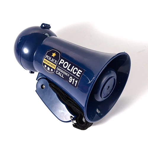 Handheld Megaphone Bullhorn w/ Siren Sound & Mic Policeman Pretend Play Toys Handheld Megaphone Bullhorn w/ Siren Sound & Mic Policeman Pretend Play Toys