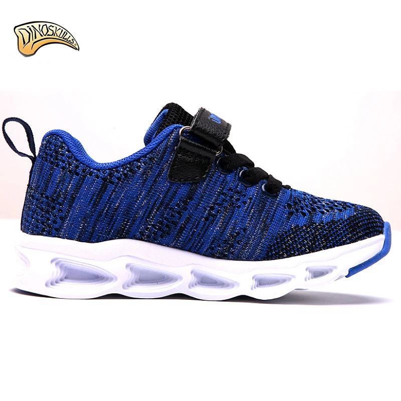 Dinoskulls Kids Light Up Shoes LED Mesh Baby Boy Sneakers 3D Dinosaur Children's Tenis Trainers 2019 Summer Toddler Sneakers Dinoskulls Kids Light Up Shoes LED Mesh Baby Boy Sneakers 3D Dinosaur Children's Tenis Trainers 2019 Summer Toddler Sneakers