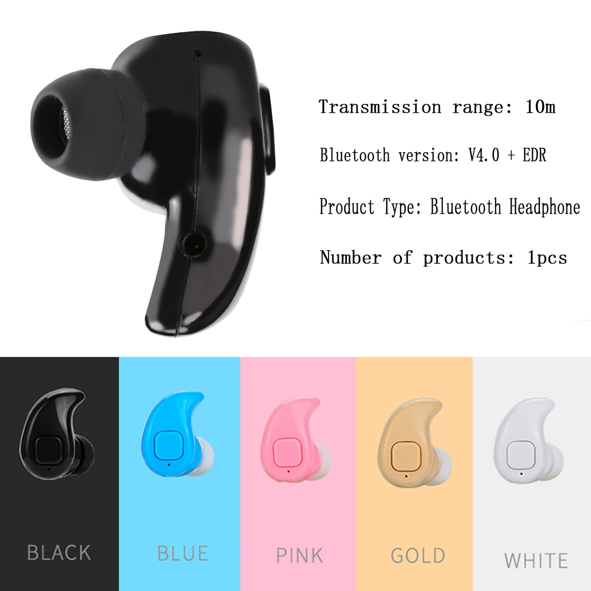 Портативные Bluetooth наушники с микрофоном S530X Беспроводные спортивные мини
