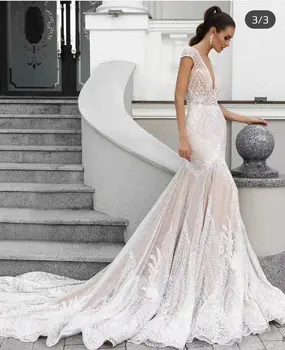 

Popular Off White Bridal Lace Fabric,Guipure Mesh lace with Sequin,Super Dedicate Heavy Beaded French Lace for Full Dress 5YARDS