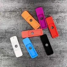 Цветной силиконовый защитный чехол для Apple tv 4 с дистанционным управлением, водонепроницаемый чехол для хранения пыли, Органайзер