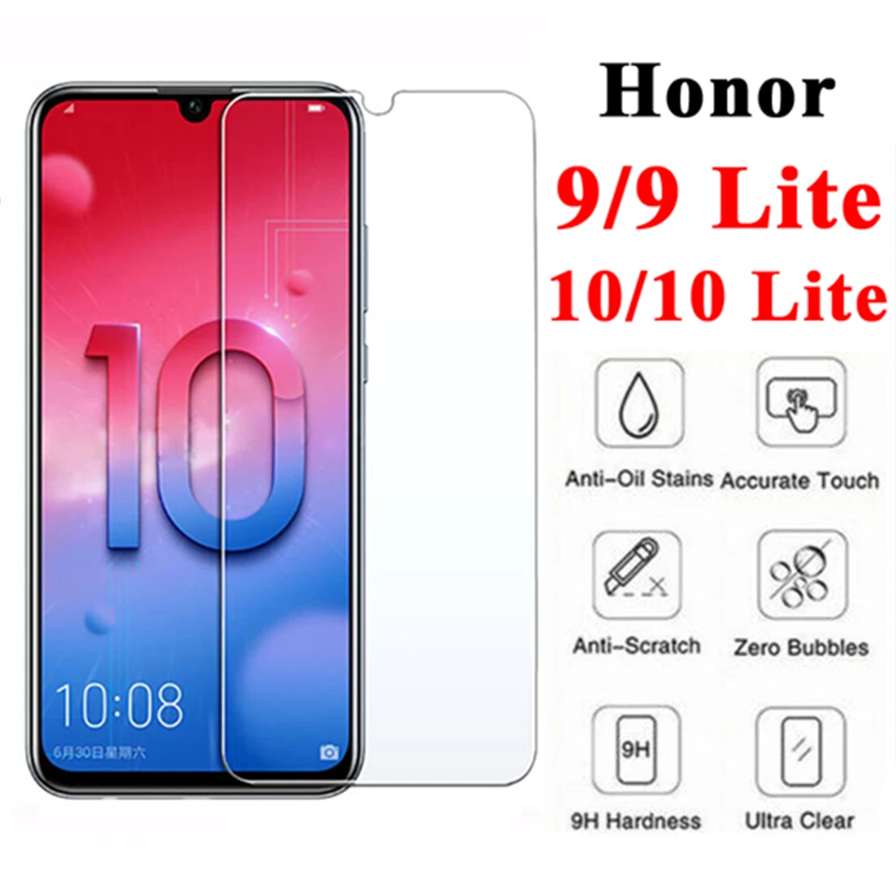 

Protective glass on honor 10 lite screen protector for huawei honer 9 light armor tempered glas tremp sheet honor9 honor10 film