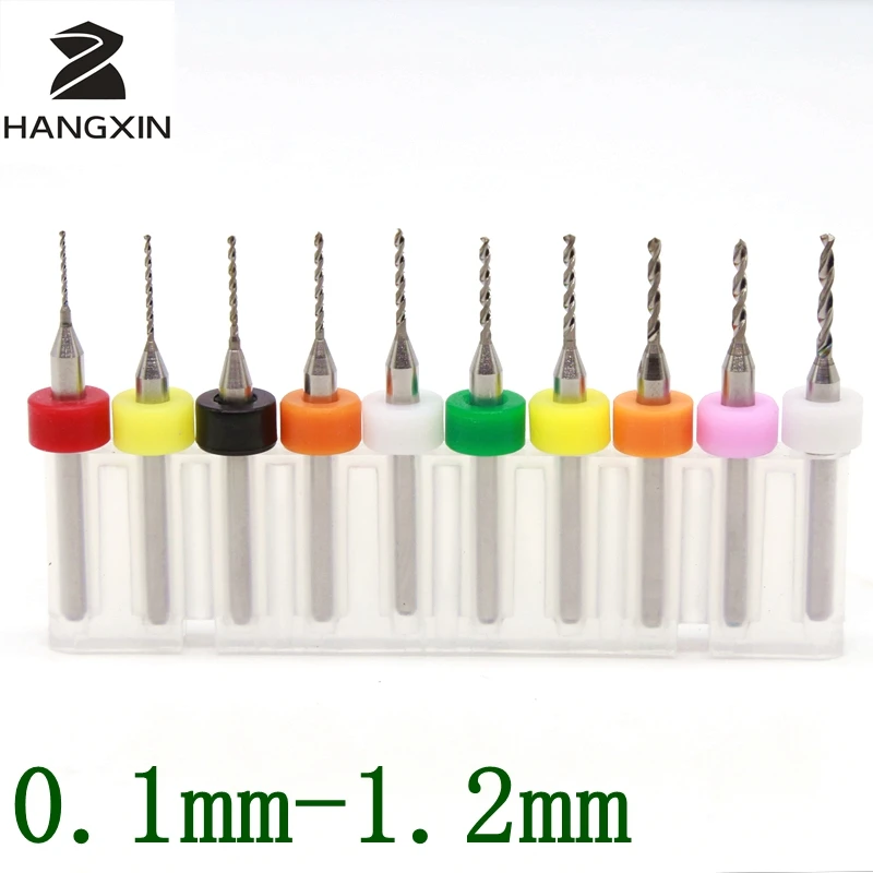 0.1-1.2mm Carbide Cutter PCB Drill Tungsten CNC Router Wood Tooling Printed Circuit Board Machine Accessories 10PCS | Инструменты