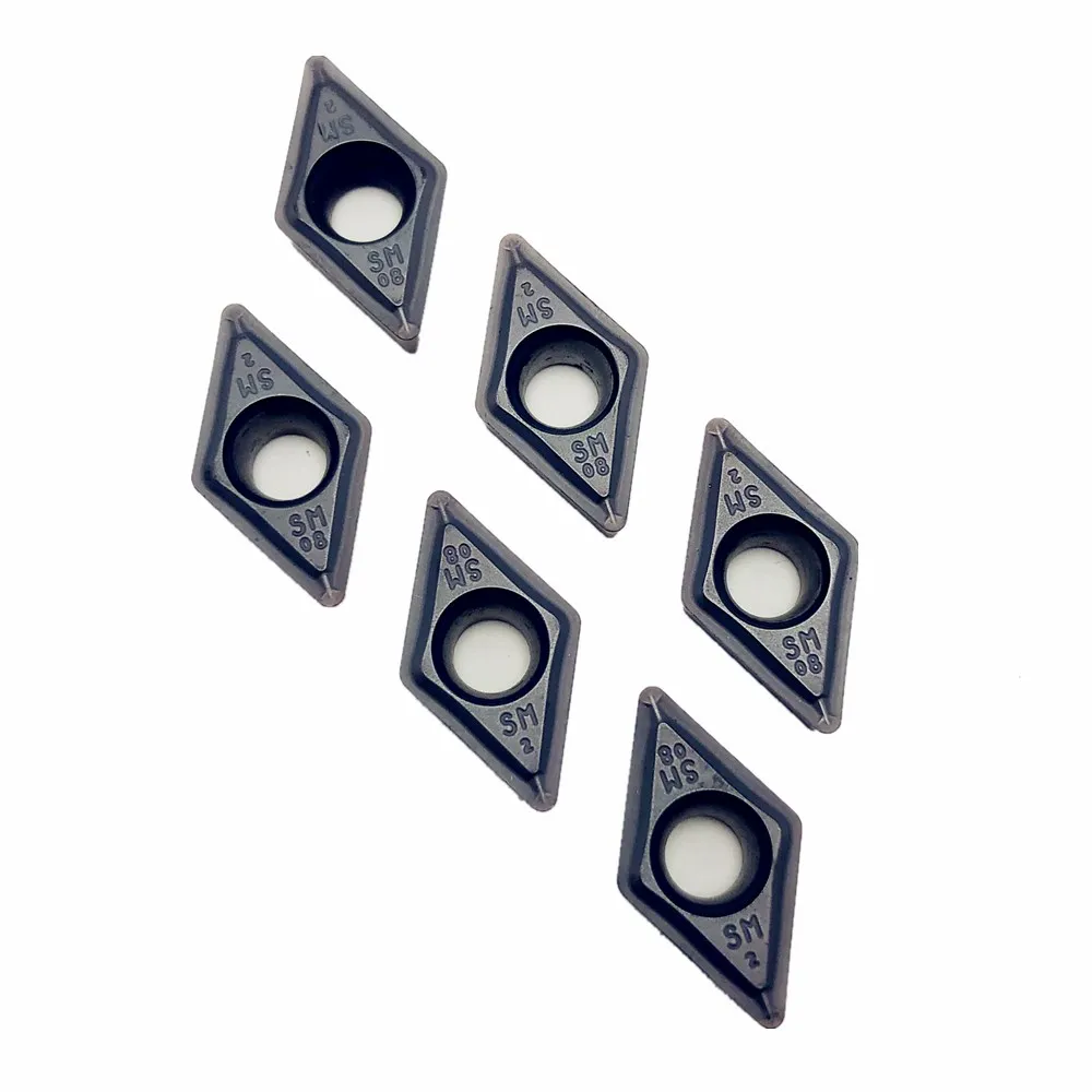 

100PCS DCMT11 T308 SM IC908 High Precision Cylindrical Metal Turning Tool Milling Tool DCMT11T308 Carbide Tool CNC Machine Tool
