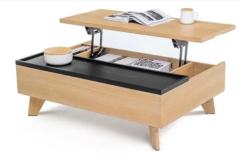 Многофункциональная складально-мерильная стол. Стол и подъем лака, который испечь закаленное стекло чайный столик