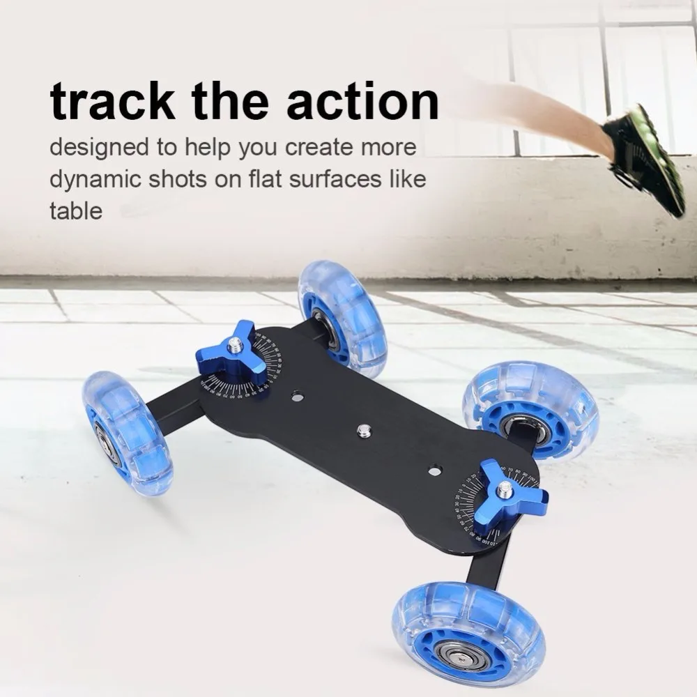 Schreibtisch Dolly + 11 ''Magic Arm настольная Мобильная роликовая видео рейка для камеры DSLR
