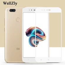 ФОТО for xiaomi a1 tempered glass screen protector more mix2 max2 5x 5s black white gold for xiaomi mi6 tempered glass film wellzly