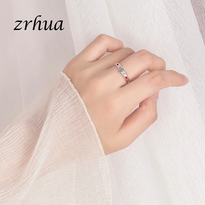 ZRHUA, высокое качество, 925 серебряные кольца, поросенок, милый палец, анилло для женщин и девушек,, вечерние ювелирные изделия, новинка, Женский Анель