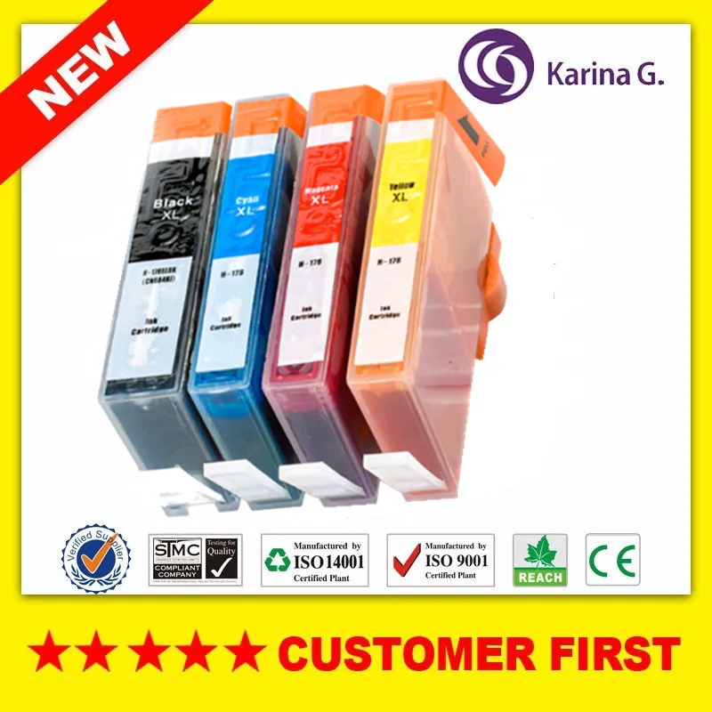 Compatible Ink cartridge for HP 178 XL hp178 for Photosmart B109 B110 B210 C309 C310 C410 D5468