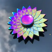 Ручной Спиннер для повседневного использования металлический фиджет-Спиннер Радуга спинер анти-Тревога игрушка для Спиннеры фокус снимает стресс СДВГ палец Спиннер