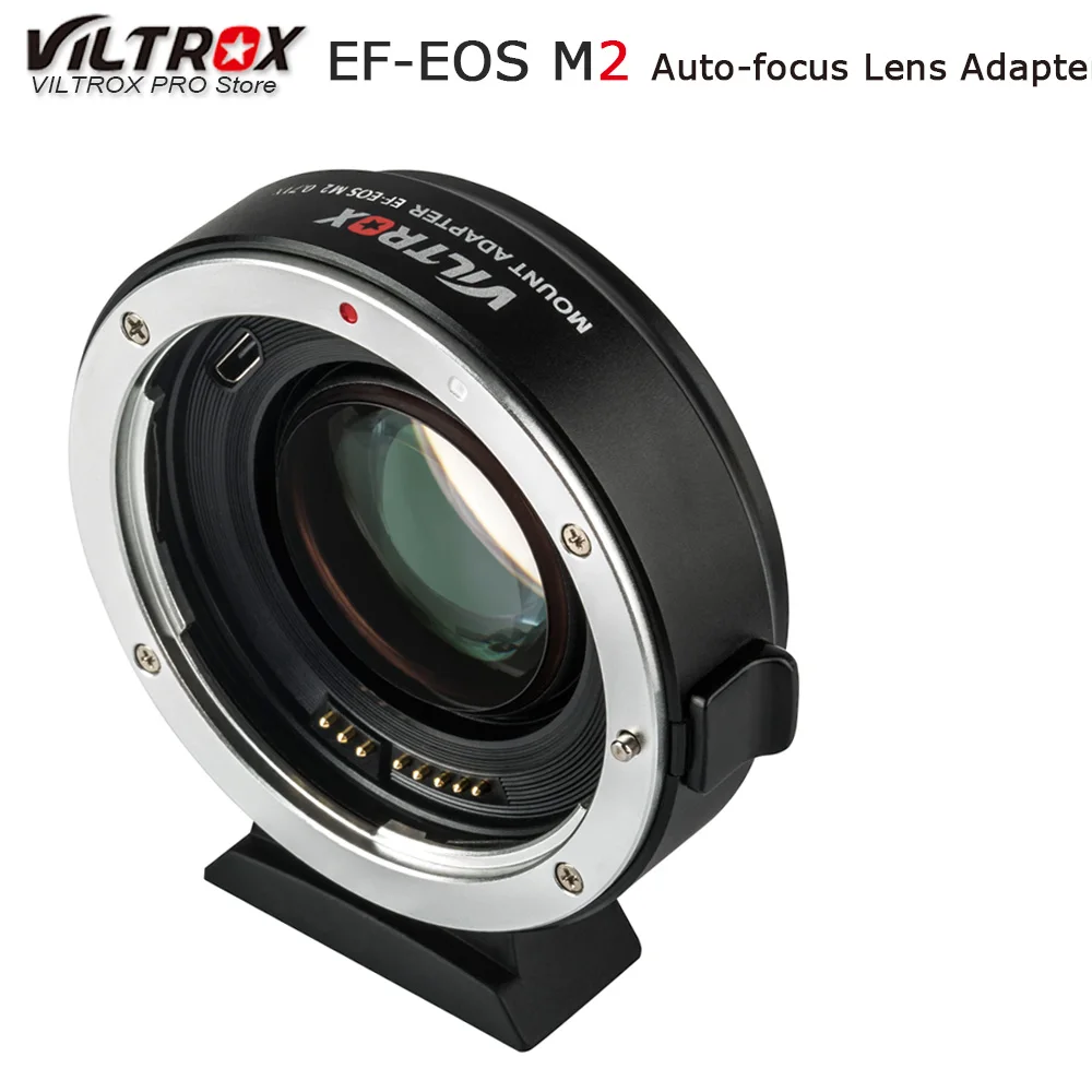 Viltrox EF-EOS M2 AF авто-фокус EXIF 0.71X снижение скорости усилитель объектива адаптер Turbo для Canon EF объектив к EOS M5 M6 M50 камера