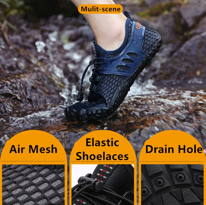 STS BRAND New Men Swimming Shoes Water Shoes Bicycle Seaside Beach Surfing Slippers Outdoor Soft Fitness Sneakers Plus Size39-47 (3)