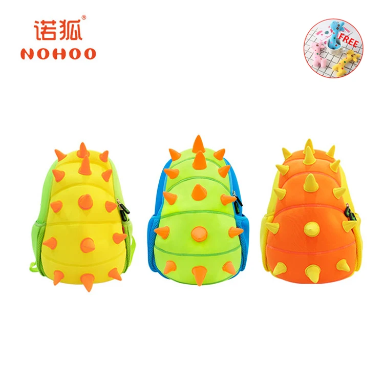

NOHOO 3D kids Bag for boys 3-7 year old waterproof high quality 3D dinosaur school bags big capacity Backpacks mochila infantil