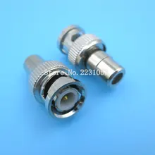 5 шт./лот BNC штекер в AV Female RCA Женский коаксиальный кабель Соединительный адаптер F/M муфта для камеры видеонаблюдения