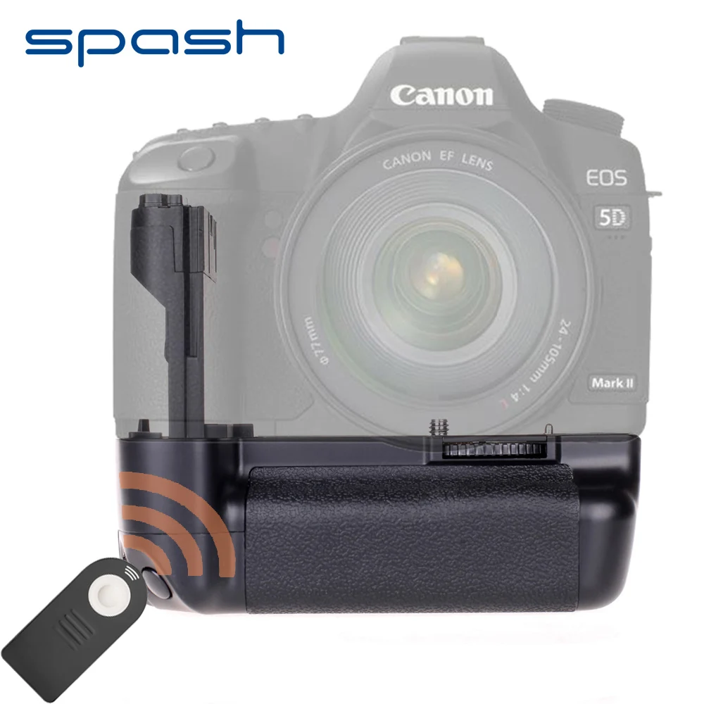 Вертикальный батарейный блок spash для Canon EOS 5D Mark II 5D2 5DII DSLR камер сменный BG E6
