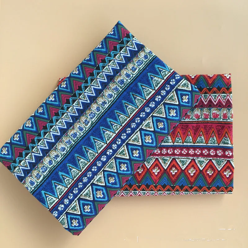 

50x150cm Cotton Linen Fabric Print Zigzag Line 2 colors to Choose from DIY Home Deco Table Cover Throw Pillow Case